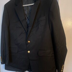 Ralph Lauren Dar Blue Blazer with Gold Buttons